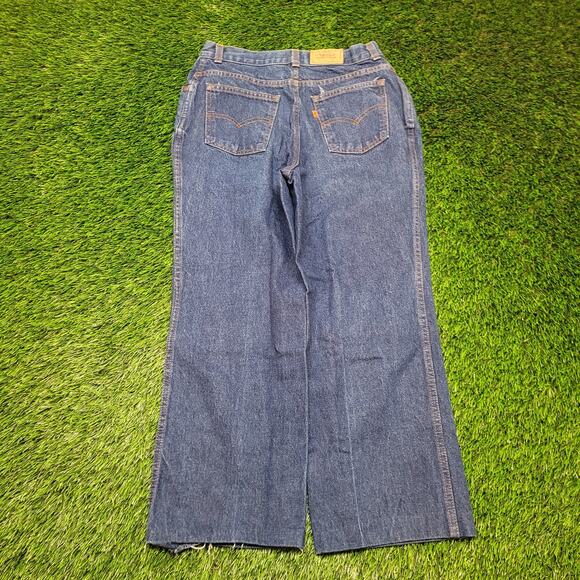 VINTAGE 1984 Levis 25035 Mom Jeans High Rise Tapered Womens 32x26 USA Cropped - Picture 6 of 10